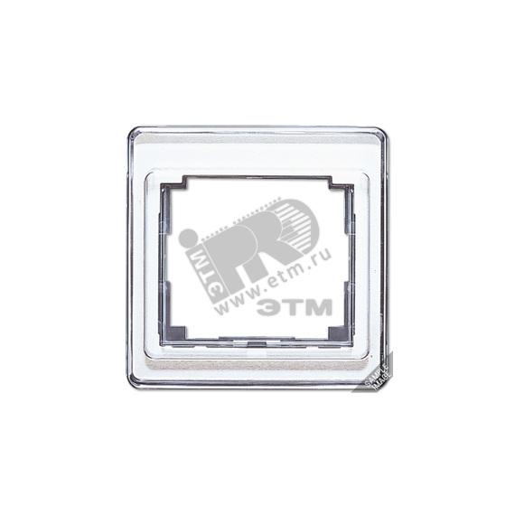 Рамка 1 пост универсальная серебро JUNG SL581SI