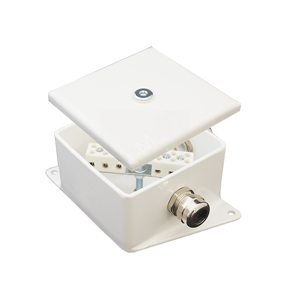 Коробка монтажная огнестойкая КМ-О (6к)-IP66-100х100 два ввода AD Гефест-СПб КМ-О (6к)-IP66-100х100 AD