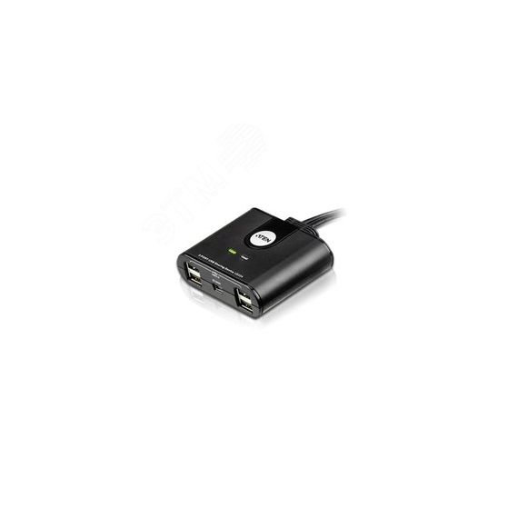 Переключатель USB 2 порта, 4 USB 2.0 Aten US224
