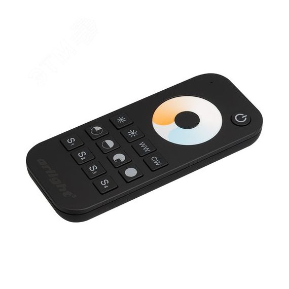 Пульт SMART-R34-MIX Black (1 зона, 2.4G) (ARL, IP20 Пластик, 5 лет) Arlight 025032