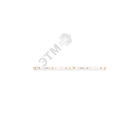 "LED лента ""ВАРТОН"" 4.8W/m 24V 4000K 5m x 08mm IP20 SMD2835 60 LED/м (упаковка 5 м)" Вартон VLS-20-048-2835-08-060-40