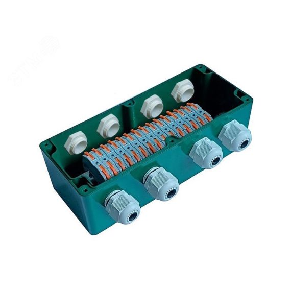 Коробка распределительная клеммная влагозащищенная КСП-15 IP66 Wago АЯКС Магнито-контакт Коробка КСП-15 IP66 Wago АЯКС