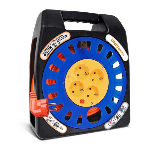 Удлинитель силовой У16-012 с термовыключателем ПВС 3-1.5 20м Универсал 9633881