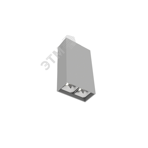 Светильник светодиодный ДПО-5Вт 4000К DL-Box Reflect Multi 35x75 град. серый Вартон V1-R0-70251-20L23-2000540