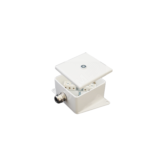 Коробка монтажная огнестойкая КМ-О (2к*60)-IP66-100х100 два ввода BD Гефест-СПб КМ-О (2к*6,0)-IP66-100х100 BD