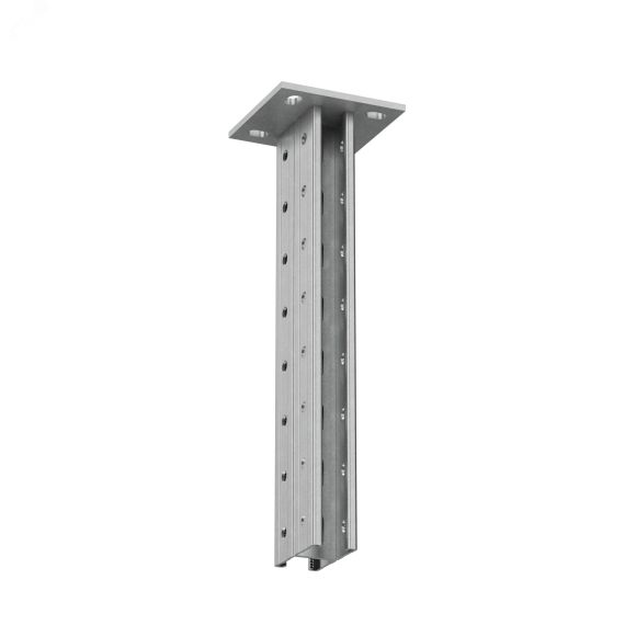 Страт-стойка двойная усиленная 41х41 L1100 мм s:2,5 (тройная перфорация) КМ-профиль LO41409