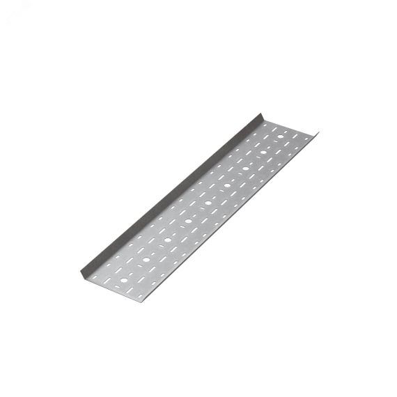 Дно лестничного лотка перфорированное 800х1,0 L3000 мм КМ-профиль LO43370