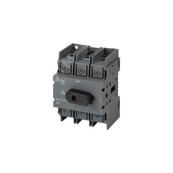 Выключатель-разъединитель ВНК-32-31130 PRO mvr20-3-100E 3П 100А с установленной фронтальной рукояткой управления ЭРА Б0054008