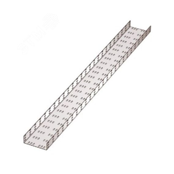 Лоток перфорированный ЛМ 100х50х2000 УТ1,5, горячее цинкование, S1,5 Завод ЭМИ Курган П0000010768