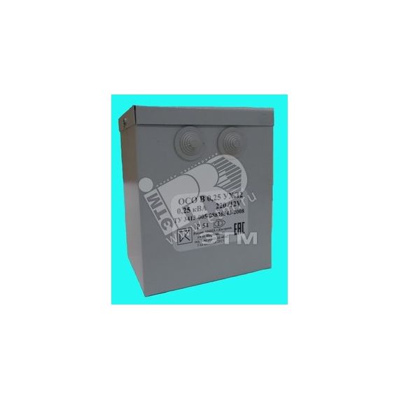 Трансформатор напряжения понижающий ОСО В-0.25 УХЛ2 380/110 ФКУ ИК-1 (Кострома) ОС0000042266