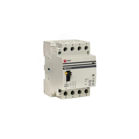Контактор модульный КМ РУ 20А 4NO (3 мод.) PROxima EKF km-3m-20-40