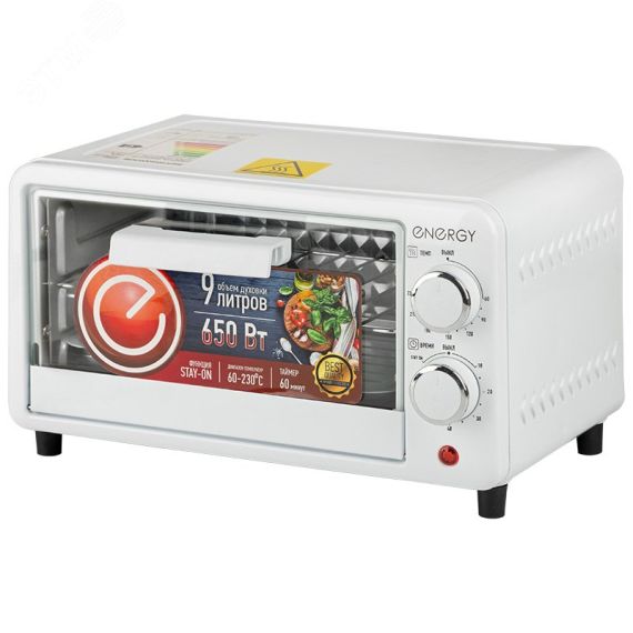 Духовка электрическая GT-09A-W на 650 Вт, объемом 9л Energy ВиК 105496