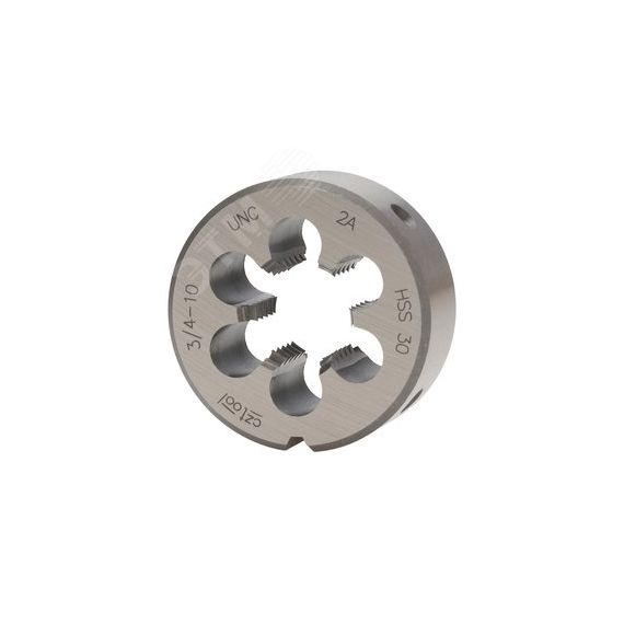 Плашка 3/4'' -10-UNC DINEN22568 HSS 2A 60 градусов 45x18мм (CzTool) Bucovice 245340BT