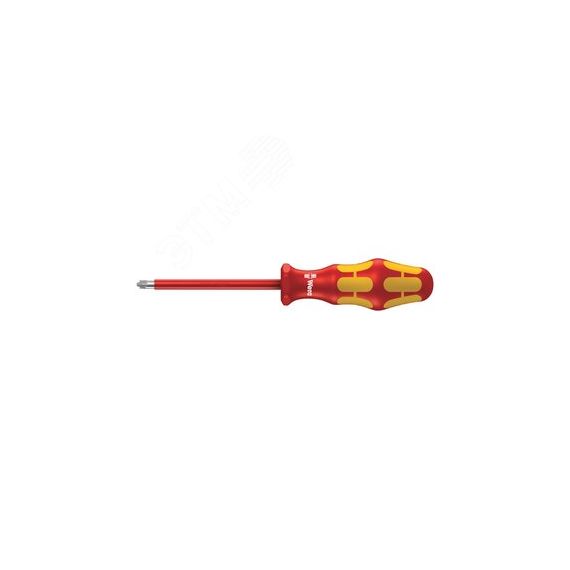 Отвертка диэлектрическая крестовая 165 i PZ/S PlusMinus VDE # 2 x 100 мм WERA WE-006191
