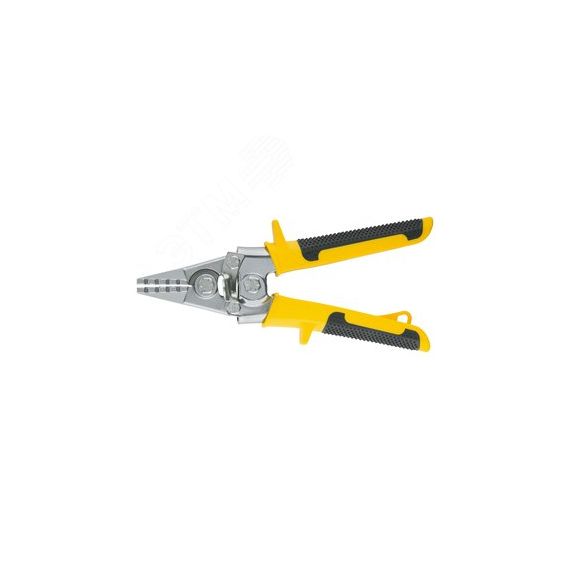 Плоскогубцы для гибки листового металла, прорезиненные ручки, 230 мм FIT 52761