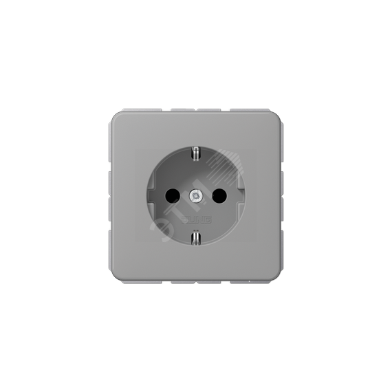 Розетка штепсельная SCHUKO 16A 250V серая JUNG CD1520BFGR