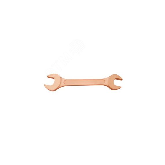 Ключ гаечный рожковый двусторонний 10х12 искробезопасный сплав BeCu Hortz 1095234