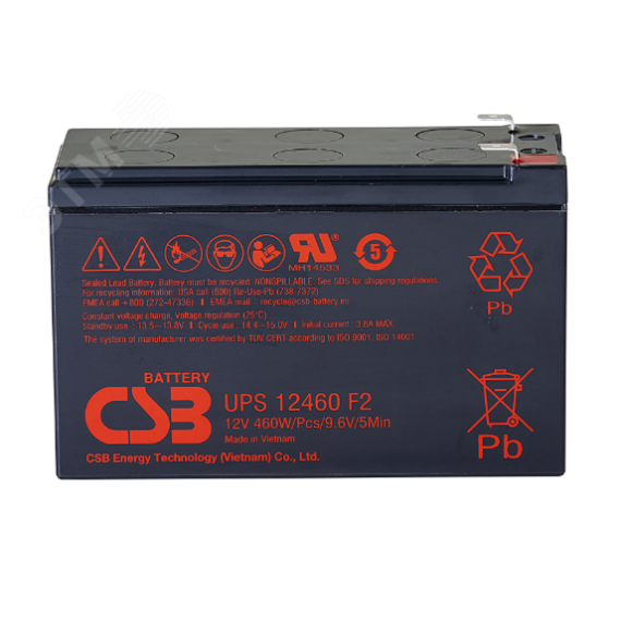 Аккумулятор UPS12460 F2 CSB CSB UPS12460