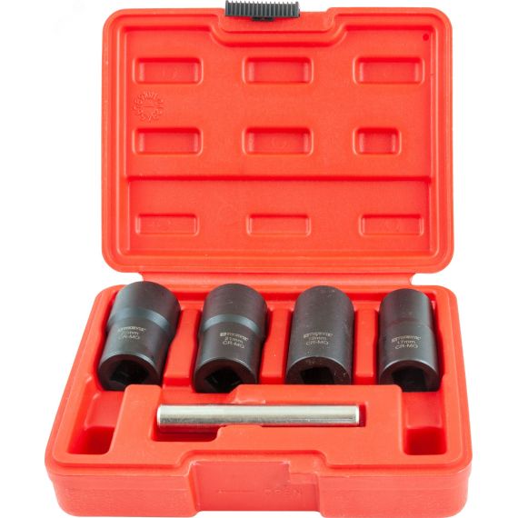 Набор головок для поврежденного крепежа 1/2'' DR, 17-22мм, 5 предметов Thorvik BESS125