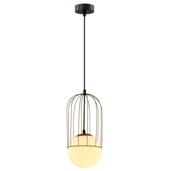 Светильник подвесной (подвес) Bethany 4107-201 1 * Е14 40 Вт дизайн потолочный шар Rivoli Б0057923