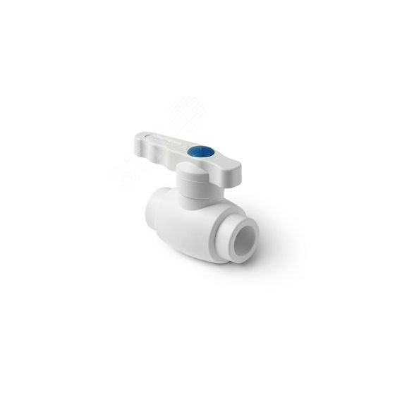Кран шаровой 75 мм полипропиленовый (Белый) PRO AQUA PA40020