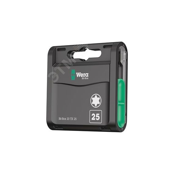 Набор бит 867/1 Z Bit-Box 20 TORX TX 25 вязкая твёрдость хвостовик шестигранный 1/4 C 6.3 TX 25 x 25 мм 20 шт WERA WE-057773