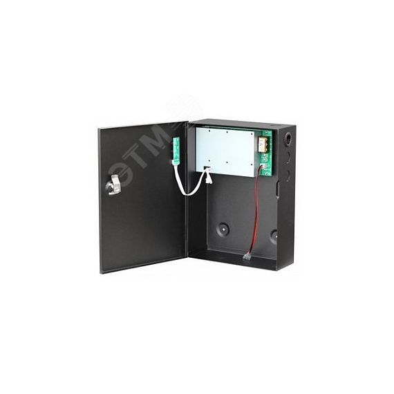 Блок питания 12 VDC/ 5 A, 220 VAC, корпус 195х265х90 мм (место для аккумулятора 17 Ач) Smartec ST-PS105D-BK