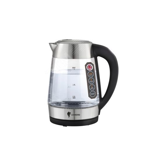 Чайник электрический стеклянный LE-1507 на 1.7 л Leonord 104865