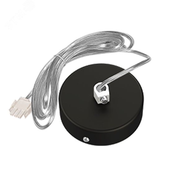 Комплект для подключения к сети Х-line подвесной (провод 2м) RAL9005 черный муар 5-жильный Вартон V4-R0-90.0056.XL0-0002