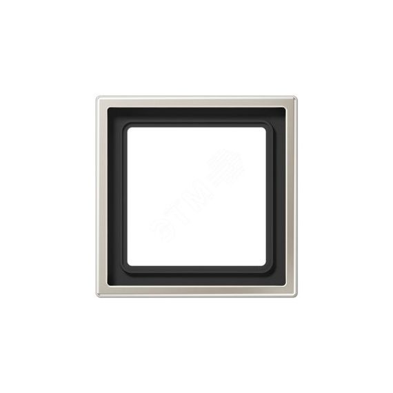 Рамка 1-я для горизонтальной/вертикальной установки  Серия- LS990  Материал- металл  Цвет- благородная сталь JUNG ES2981