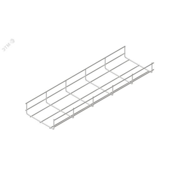 Проволочный лоток 50х200 L3000 мм INOX304 КМ-профиль LO26726