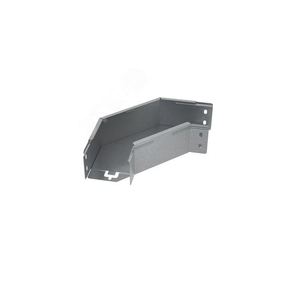 Угол горизонтальный 90 гр. 80х100 мм ПЛЮС INOX304 КМ-профиль PL5554