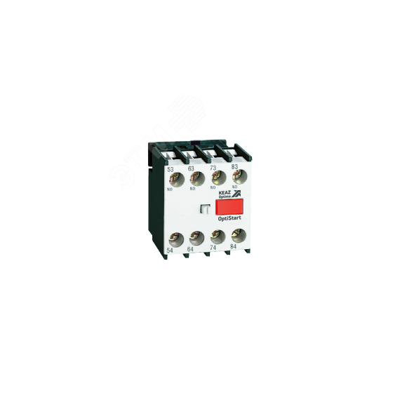 Блок контактный OptiStart K-FX-1031 фронтальный 3НО+1НЗ для F-09..(A)F-150 и FR КЭАЗ 335325
