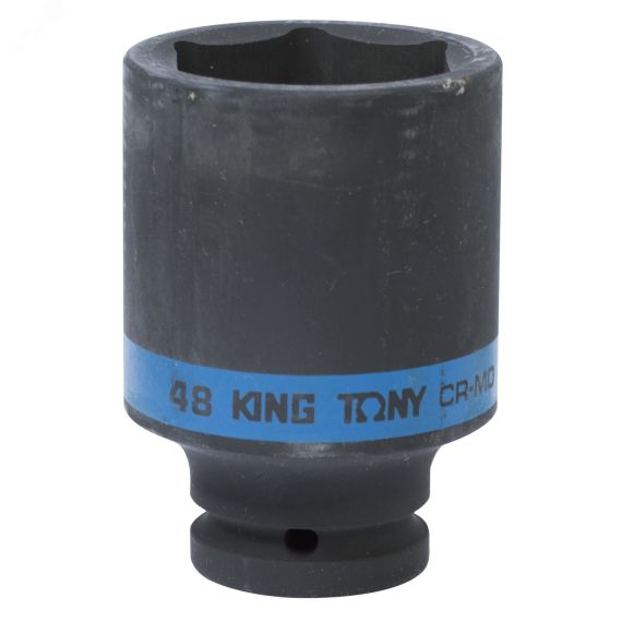 Головка торцевая ударная глубокая шестигранная 3/4', 48 мм King Tony 643548M