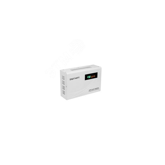 Стабилизатор напряжения настенный 0.5 кВА SMARTWATT AVR SLIM 500RW