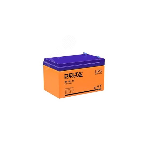 Аккумулятор HR 12В 9Ач Delta HR 12-9