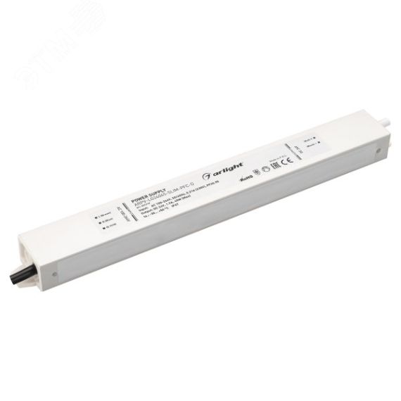 Блок питания ARPV-LG24045-SLIM-PFC-D (24V, 1.9A, 45W) (IP67 металл, 5 лет) Arlight 031719