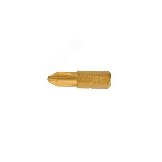Бита крестовая серия TiN PH 2X25, 10 шт Felo 02202070