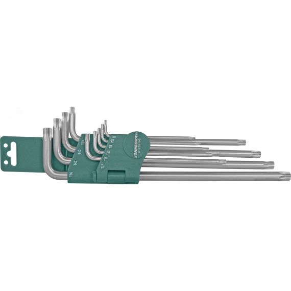 Набор ключей торцевых TORX® удлиненных Т9-50, 10 предметов Jonnesway H12S110S