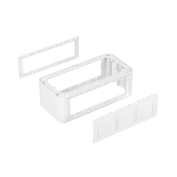 Вертикальное расширение напольной башенки BUS, белое