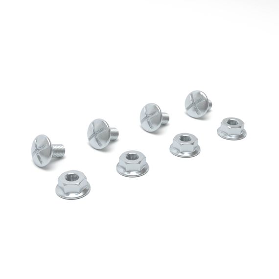 Пластина вывода кабеля для лестничных лотков осн.500 мм, цинк-ламель, в комплекте с крепёжными элементами, необходимыми для монтажа