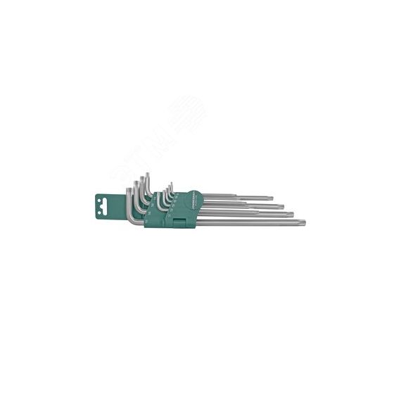 Набор ключей торцевых TORX® удлиненных Т9-50, 10 предметов Jonnesway H12S110S
