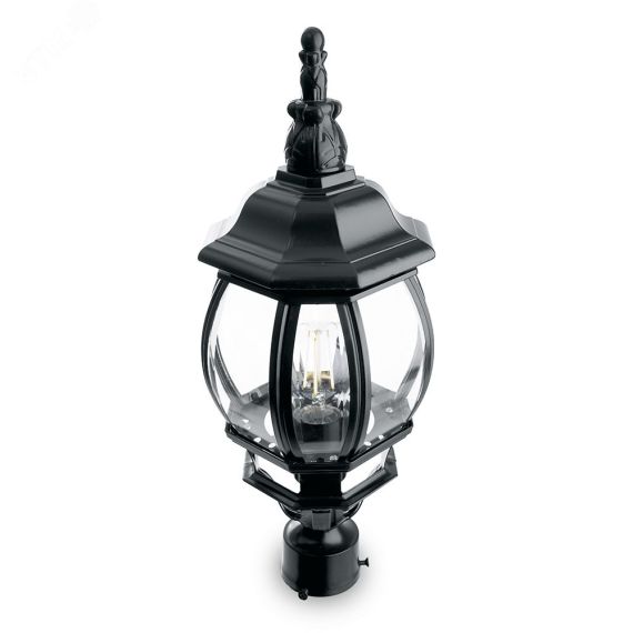 Светильник 8103 100W 230V E27 160*160*460мм черный FERON 8103 чер.
