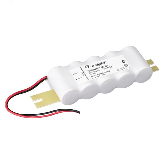 Аккумуляторная батарея BAT-EMG-6V-1.5H-NiCd (IP20 Пластик, 2 года) Arlight 035506