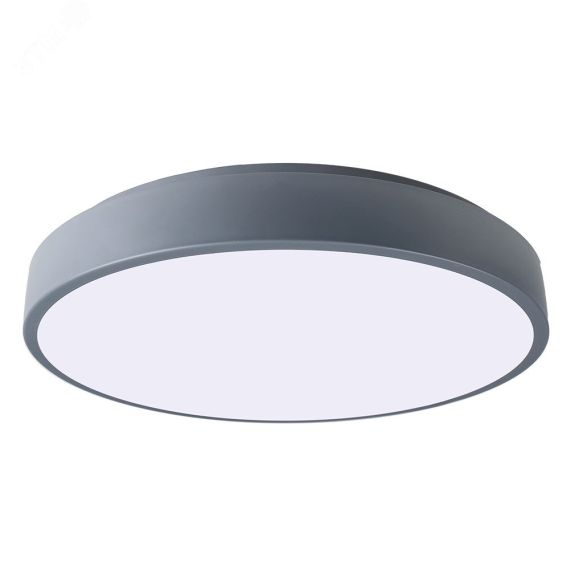 Светильник светодиодный потолочный SCANDIC ДБО-24W 4000К 2000Лм серый IP20 Jazzway JazzWay 5036864