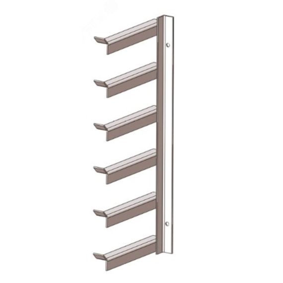 Кронштейн полочный для вертикальных стен П5В4, без покрытия,  4 полки, L 520 Завод ЭМИ Курган П0000007550