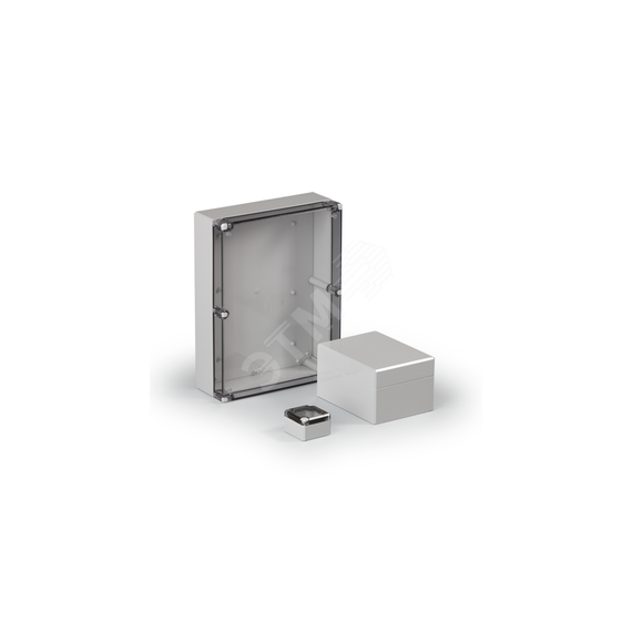 Cubo D 230 x 300 x 111 мм, глухая стенка, серая крышка, ABS, IP 66/67 ENSTO DABP233011G