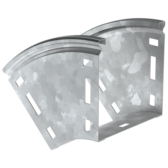 ESCA Поворот плавный 45град тип В20 100х150мм HDZ IEK