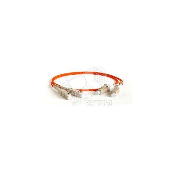 Патч-корд волоконно-оптический (шнур) мм 62.5/125 LC-SC duplex LSZH (30м) Hyperline 247595