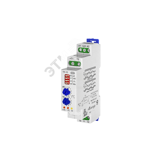 Реле контроля температуры ТР-15 ACDC24B/AC230B УХЛ4 с ТД-2 Меандр АО 4680019911557